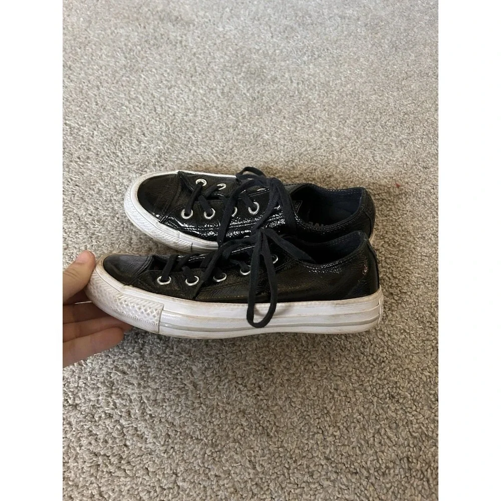 Converse Chuck Taylor All Star Ox Women's Shoes Black-White 558002c Women's 5 - Picture 3 of 7